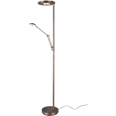 Afbeelding van TRIO Barrie Vloerlamp Oud brons