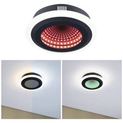 Afbeelding van Paulmann 71037 Spaceglow LED plafondlamp 14 W Zwart (mat)