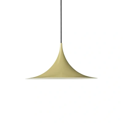 Afbeelding van Gubi hanglamp Semi, Ø 30 cm, venkelzaad crème glanzend