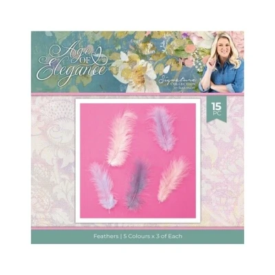 Afbeelding van Sara Signature Age of Elegance Feathers 15 stuks