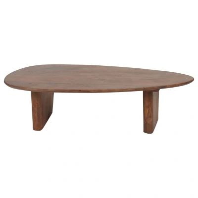Afbeelding van Home67 Salontafel Rudo 135 x 75 cm Mangohout