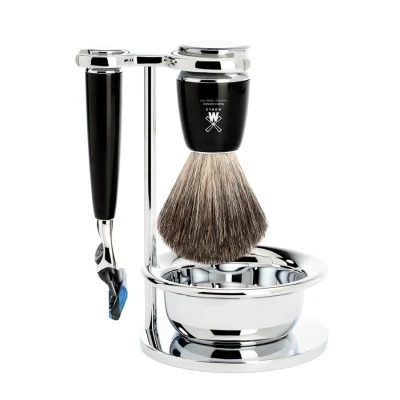 Afbeelding van Mühle Fusion scheerset Rytmo (zwart)