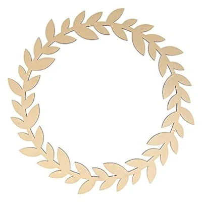 Afbeelding van Artemio houten kroonsilhouet 35 cm.