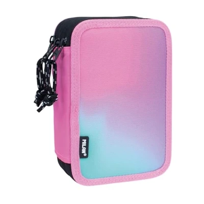 Afbeelding van Etui met 3 etages Sunset inhoud, roze MILAN®