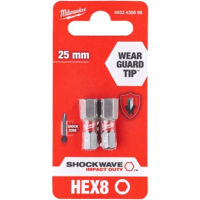 Afbeelding van MILWAUKEE 4932430898 Schroefbit gereedschapsstaal