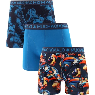 Afbeelding van Muchachomalo Boxer Snakey 3Pack Groen/dessin XL