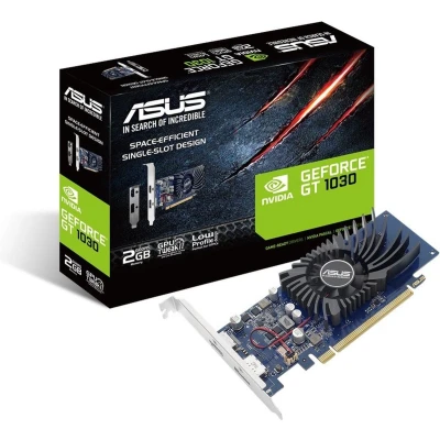 Afbeelding van Asus Nvidia GeForce GT1030 Videokaart 2 GB GDDR5 RAM PCIe HDMI, DisplayPort Low Profile