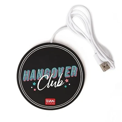 Afbeelding van Legami USB bekerverwarmer, houdt dranken warm, ideaal voor kopjes en met platte achterkant, ingang, ei thema