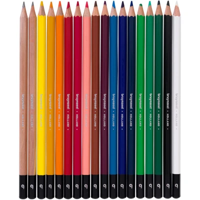 Afbeelding van Kleurpotlood Bruynzeel 18 stuks basic