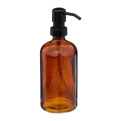 Afbeelding van 5Five Zeeppompje/dispenser Glass Lotion transparant bruin 7 x 21 cm 450 ml glas