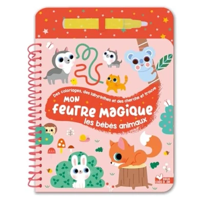 Afbeelding van Mon feutre magique bebes animaux