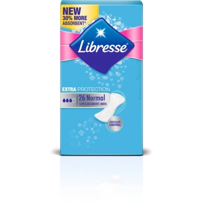 Afbeelding van Libresse Extra Protection Normal Inlegkruisjes 20ST