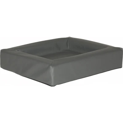 Afbeelding van Hondenmand Comfort leatherlook antraciet 100x85x15 cm