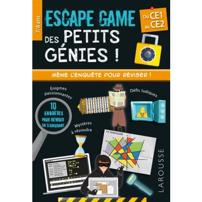 Image de Escape game des petits génies CE1 CE2 Cahier de vacances