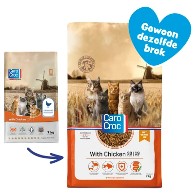 Afbeelding van Carocroc With Chicken Kattenvoer 7 kg