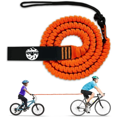 Afbeelding van META Bike TowKid Fietssleeptouw voor Kinderen, 2.5M Elastisch Bungee Trektouw Kinderen en Volwassenen, Kinderfiets Mountainbike E Woom MTB
