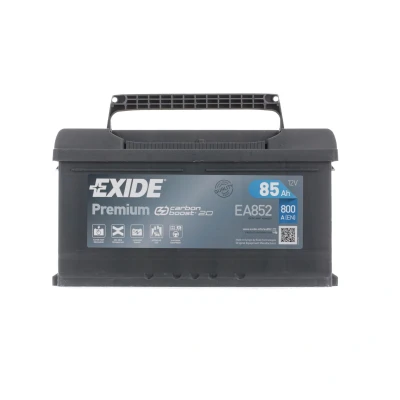 Afbeelding van EXIDE PREMIUM EA852 Accu 12V 85Ah 800A B13 BMW: 3 Saloon, Convertible, Coupe, VOLVO: XC60 I, C30, V60 FORD: S Max Mk1, Transit Custom V362 Van