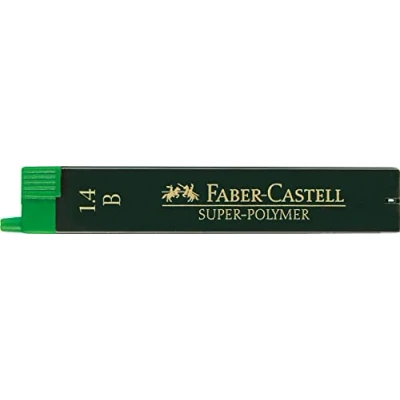 Afbeelding van potloodstiftjes Faber Castell Super Polymer 1,4mm B
