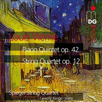 Afbeelding van Kende, Spiegel String Quartet Vierne: Op. 12/Piano Quintet Op.42 (CD)