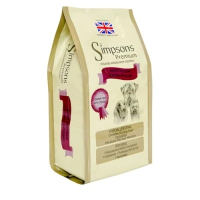 Afbeelding van 12kg Sensitive Adult Kip &amp; Aardappel Simpsons Premium Hondenvoer