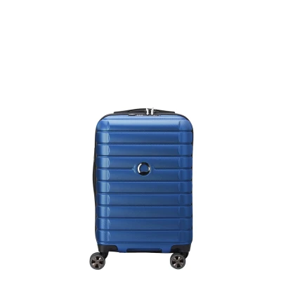 Afbeelding van Delsey Shadow 5.0 Cabin Trolley 55/35 Expandable blue Harde Koffer