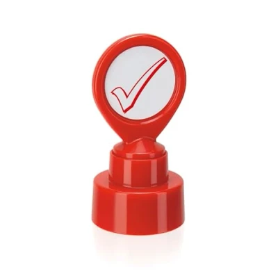 Afbeelding van COLOP Motiverende stempel voor leraren, 15,2 x 11,4 7,1 cm, rood