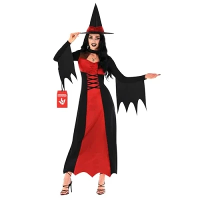 Afbeelding van Morph heksenkostuum voor dames, Halloween, kostuum heksenkostuum, volwassenen, heks, maat XL