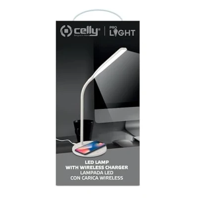 Afbeelding van Celly WLLIGHT10WWH oplader voor mobiele apparatuur Smartphone Wit USB Draadloos opladen Binnen