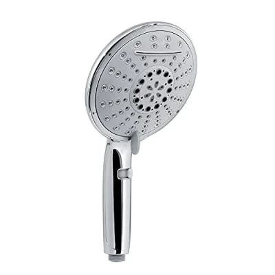 Afbeelding van Gedy G Top 01 handdouche, ABS kunststof met chroomafwerking, 5 jaar garantie, R&amp;S design, inclusief zanddouchefilter, uniek