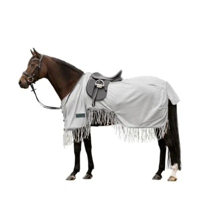 Afbeelding van Waldhausen Vliegenuitrijdeken Protect 2.0 Zilvergrijs 125cm Agradi.be