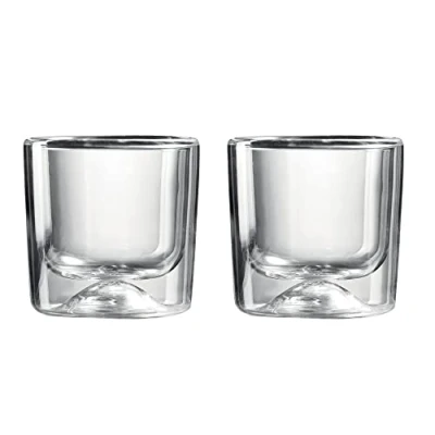 Afbeelding van Guzzini Dubbelwandig Glas Set van 2 glazen H9.3 cm
