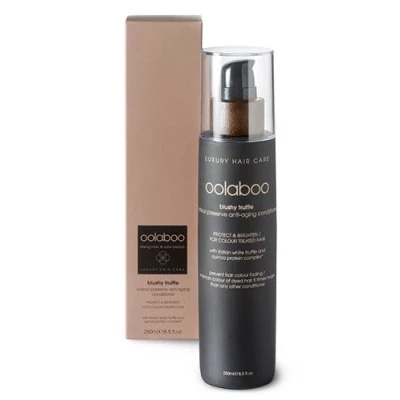 Afbeelding van Oolaboo Blushy Truffle Color Preserve Anti Aging Conditioner 250ml Haibu by Kapperskorting.com