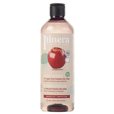 Afbeelding van ITINERA Appel Trentino beschermende douchegel, 95% natuurlijke ingrediënten, 370 ml