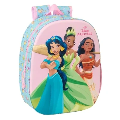 Afbeelding van Kinderrugzak Frozen Roze Hemelsblauw 27 x 33 10 cm 3D