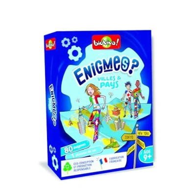 Image de Jeu de cartes Bioviva Enigmes Villes et Pays