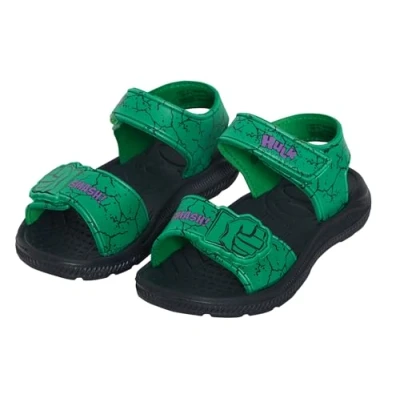 Afbeelding van Marvel Incredible Hulk sandalen voor jongens, zomer, sliders, EVA, waterdicht, strandschoenen, Groen