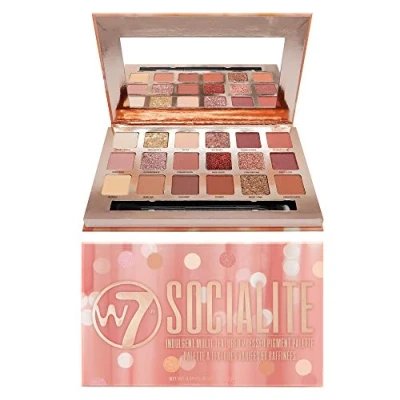 Afbeelding van W7 Socialite Pressed Pigments Oogschaduw Palette