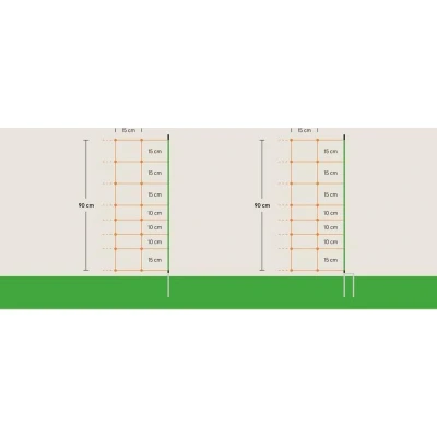 Afbeelding van Gallagher Schapennet Rood (90 Cm / Enkele Pen) 50 Meter