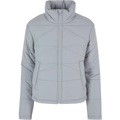 Afbeelding van Urban Classics Arrow Puffer Winterjas, Dames, Maat: Large, Lightasphalt