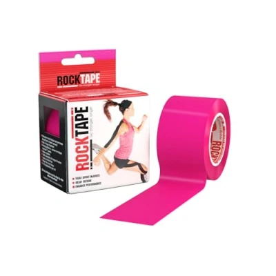 Afbeelding van RockTape Uniseks kinesiotape ongesneden (rol 5 cm x m) therapeutische elastische band latexvrij voor schouders, enkel, elleboog, pols, scheenbeenspalken en