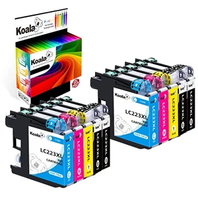 Afbeelding van Koala 10 stuks compatibele inktcartridge vervanging voor Brother LC223XL DCP J4120DW J562DW MFC J5320DW J480DW J680DW J4620DW J5625DW (zwart cyaan magenta geel)