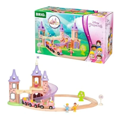 Afbeelding van Treinrails Brio Disney Princess 18 Onderdelen