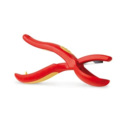 Afbeelding van Snips, Kastanjessnijder met lemmet van staal, kastanjetang, 19,5 x 3 cm, kastanjebruin, 100% Made in Italy, 0% BPA en ftalaatvrij