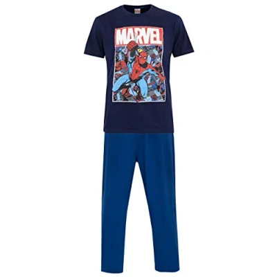 Afbeelding van Marvel Avengers pyjama voor heren, Blauw