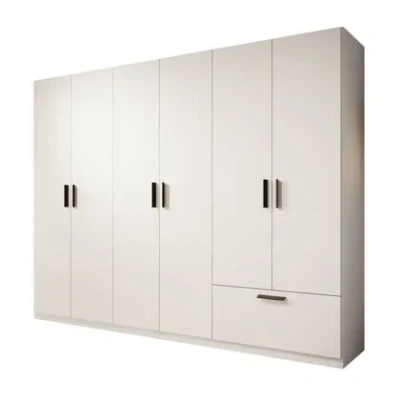 Afbeelding van Meubella Kledingkast Lillian Wit 270 cm