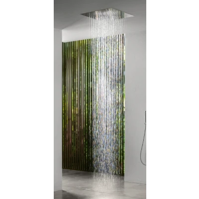Afbeelding van Rubio grote inbouw Regendouche plafonddouchekop 50x50cm PVD geborsteld koper 1208953322