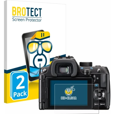 Afbeelding van BROTECT Screenprotector voor Pentax KF Folie Beschermfolie transparant (2 Stuks)