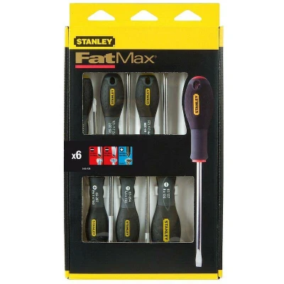 Image de STANLEY 0 65 428 Jeu de tournevis FATMAX standard/parallèle/Pozidriv 6 pièces