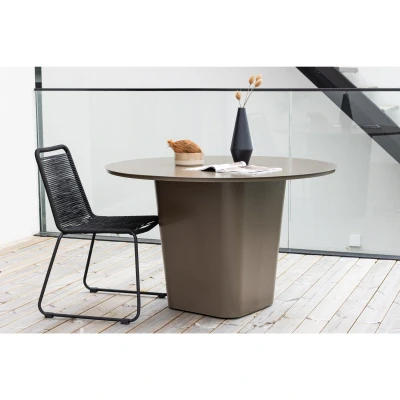 Afbeelding van Mert ronde tuintafel ø120 cm bruin
