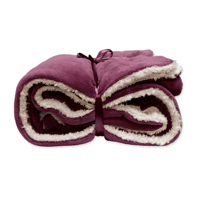 Afbeelding van Unique Living Lars Fleece Plaid 150x200 cm Pomegranate